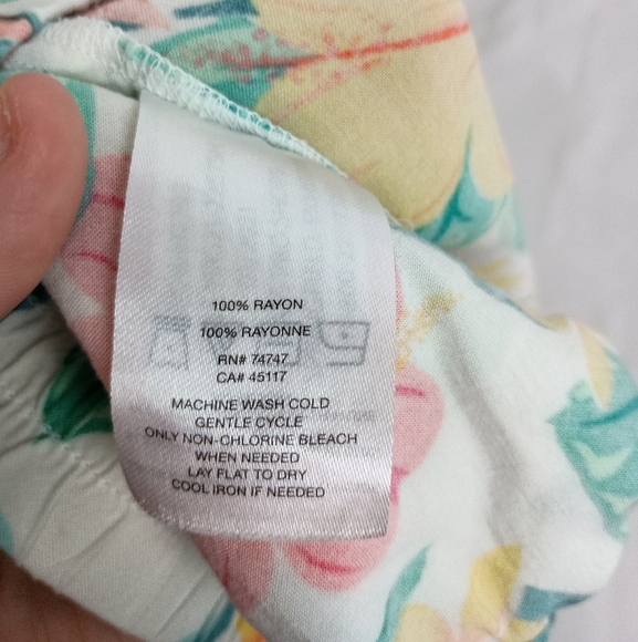 NATURAL REFLECTION Y2K Ready For Spring Floral Pastel Summer Booty Shorts (#640) - Picture 3 of 6